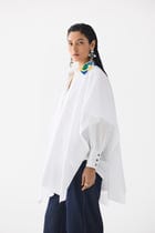 CALLA LAYERED POPLIN SHIRT view 2