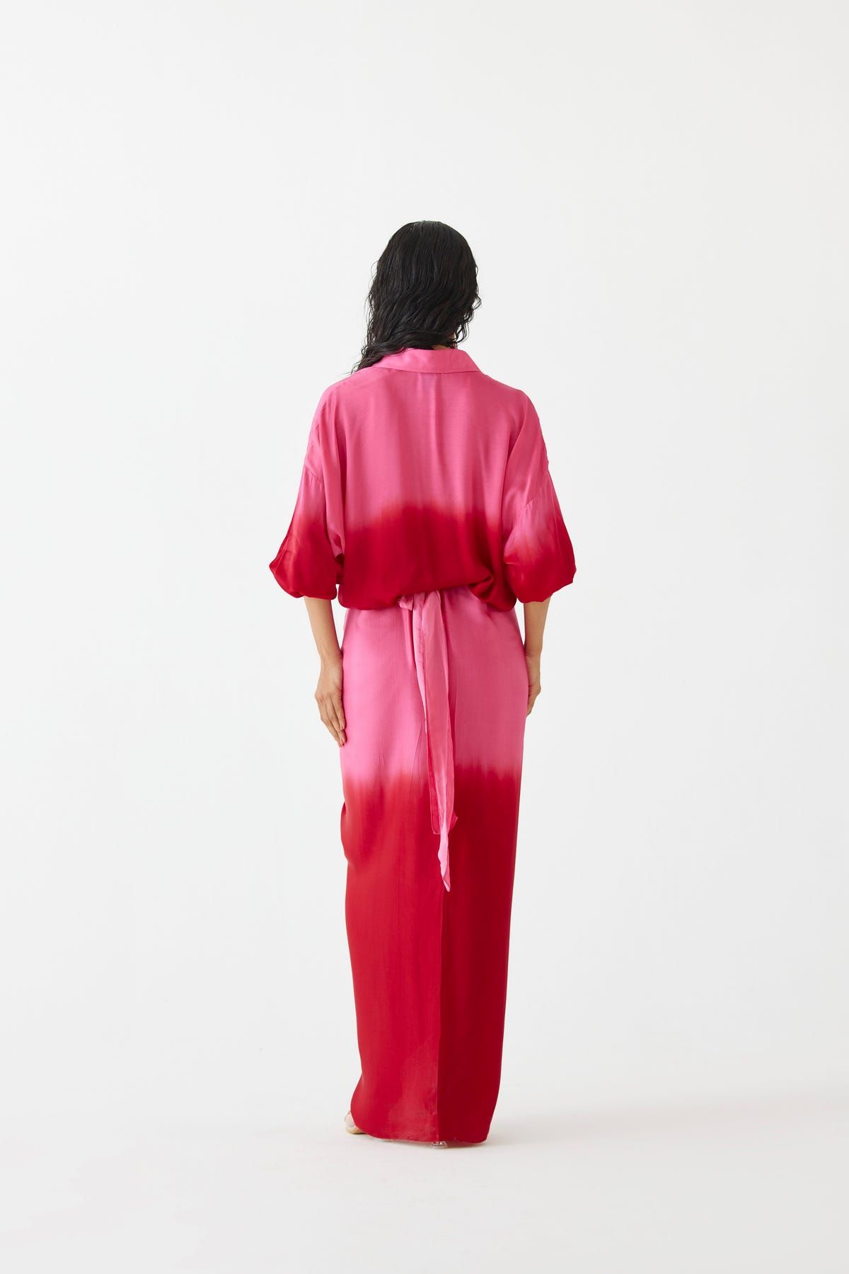 RUBY SHIRT DRAPED DRESS - image 3