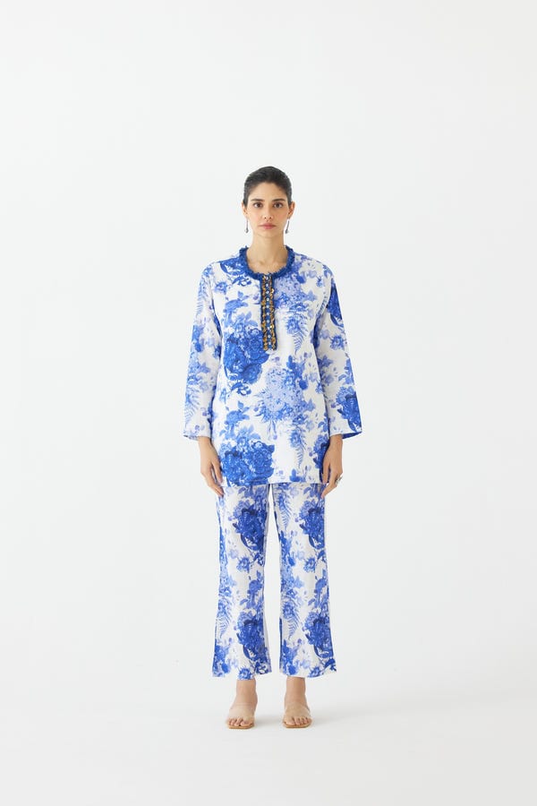 Studio Rigu — CHINTZ SHORT KURTA AND PANTS