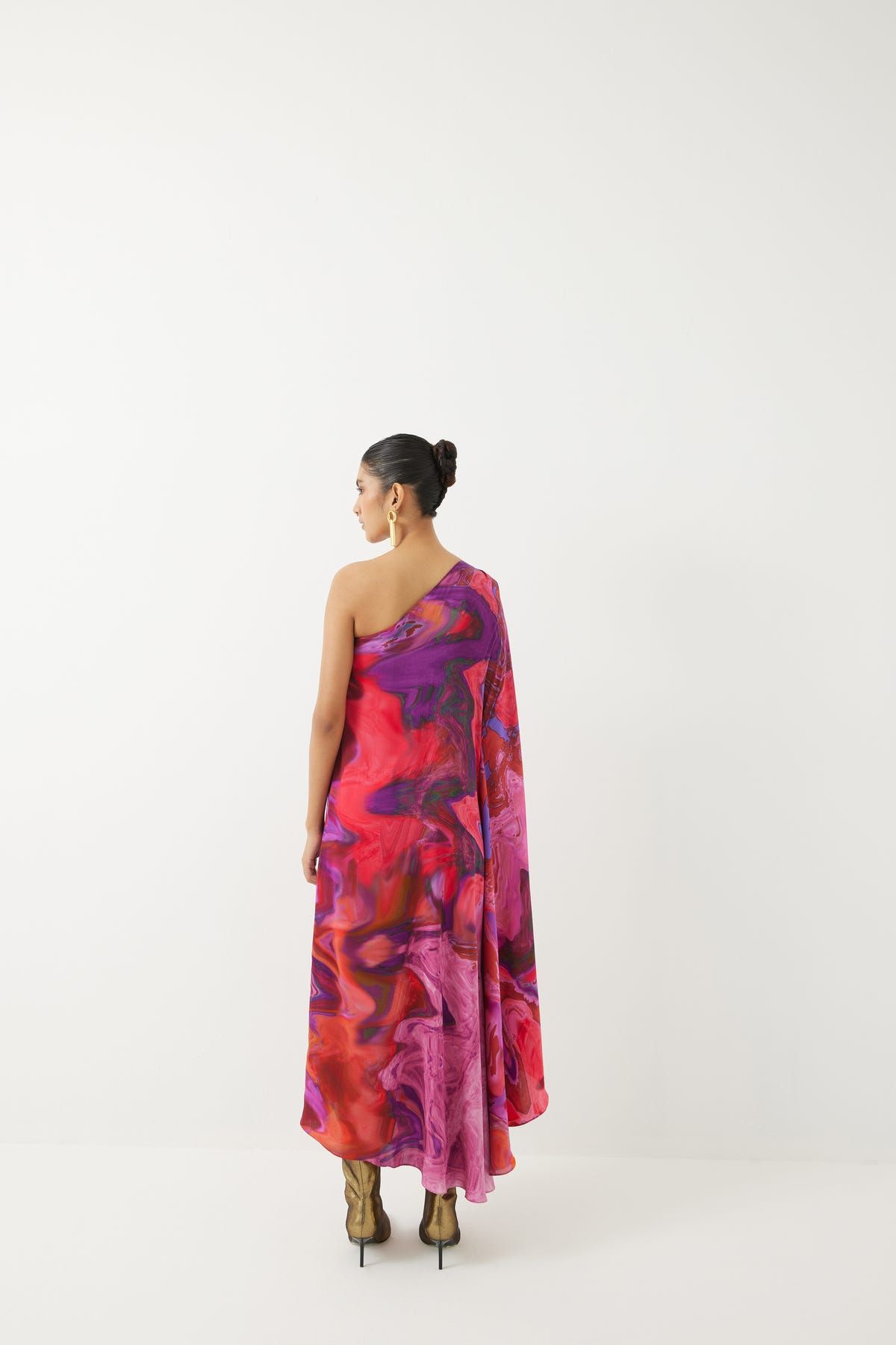 Red Sea One Shoulder Dress - image 3