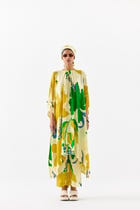YELLOW ROSE KIMONO KURTA & PANTS view 1