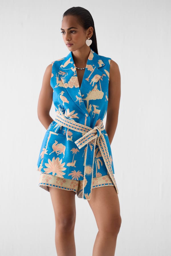 Studio Rigu — JAIPUR BLAZER AND SHORTS