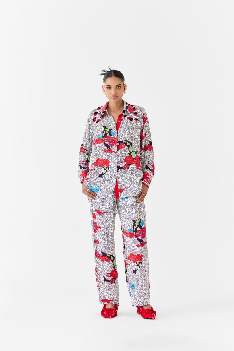 KOI SHIRT & TROUSERS CO-ORD