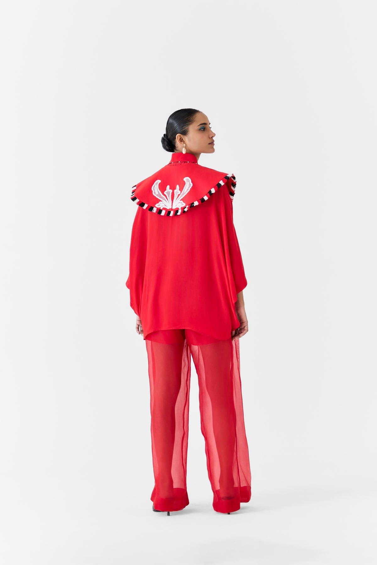 RUBY BATWING SHIRT WITH COLLAR - image 4