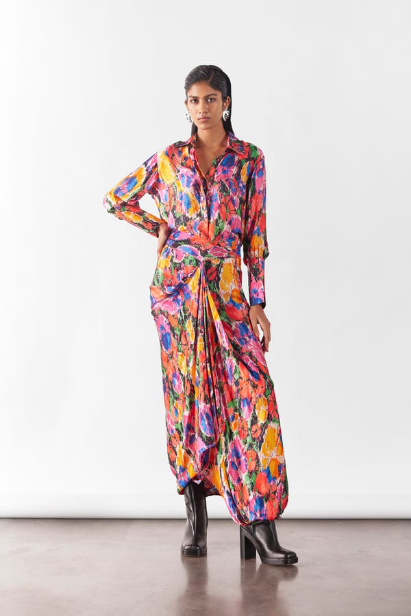 Studio Rigu — PETUNIA SHIRT & DRAPED SKIRT CO-ORD