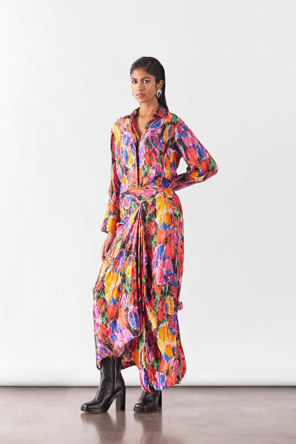 Studio Rigu — PETUNIA SHIRT & DRAPED SKIRT CO-ORD