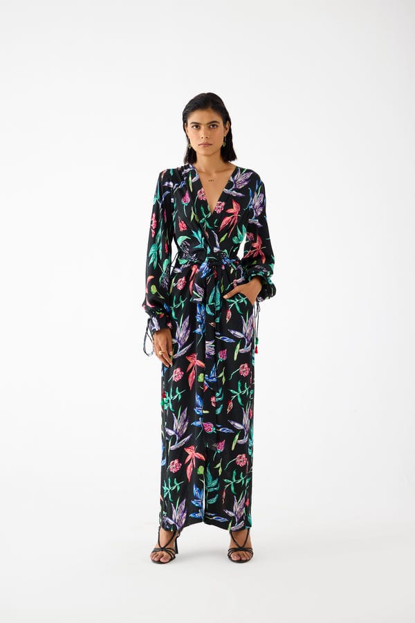Studio Rigu — BLACK BOTANICA JUMPSUIT