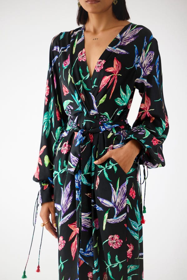 Studio Rigu — BLACK BOTANICA JUMPSUIT