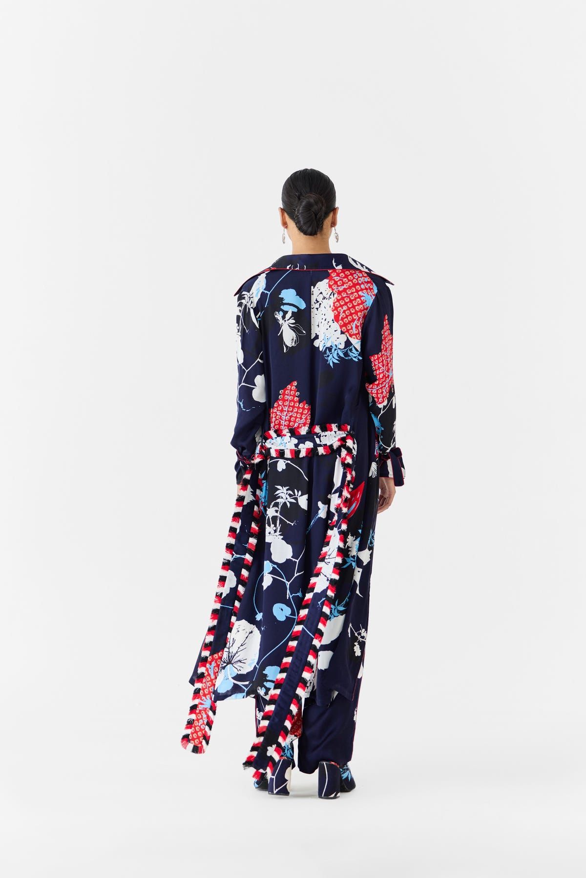 ROYAL IKIGAI TRENCH COAT & TROUSERS CO-ORD - image 3