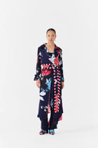 ROYAL IKIGAI TRENCH COAT & TROUSERS CO-ORD view 4