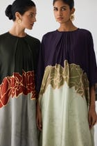 GREEN ALBA KIMONO KURTA & PANTS view 5