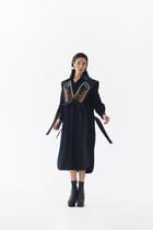 CALLA SHIRT DRESS WITH MULTI VEST view 1