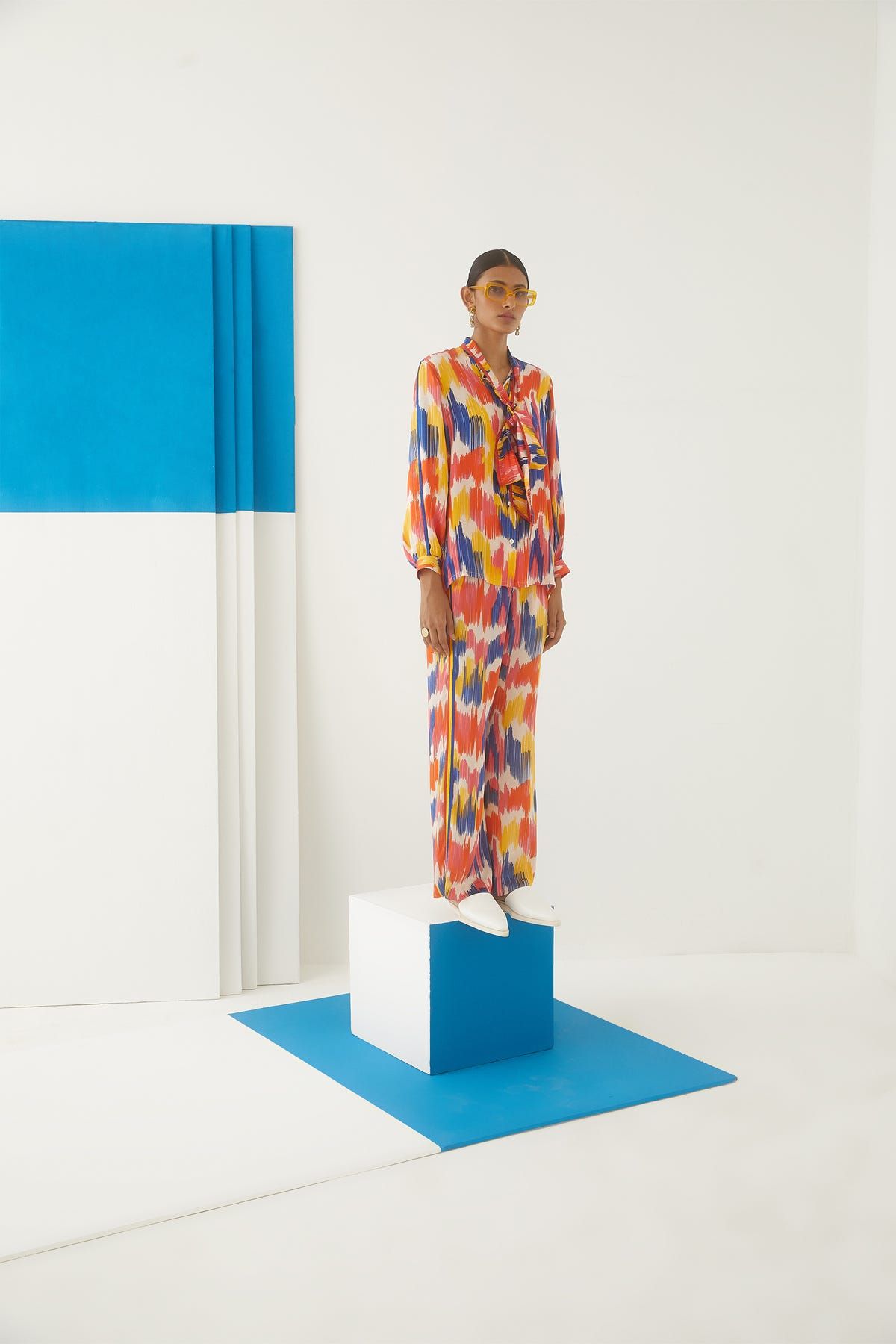 Ikat Knot Shirt & Trousers Co-ord - image 1
