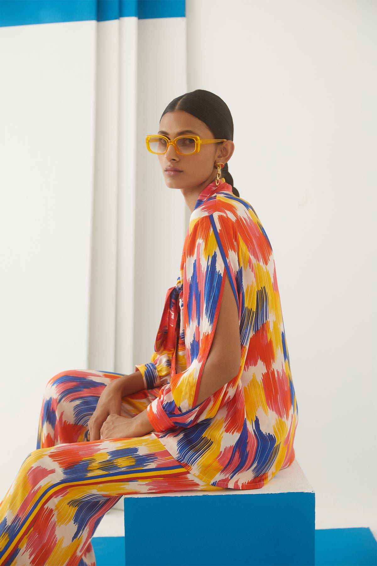 Ikat Knot Shirt & Trousers Co-ord - image 2
