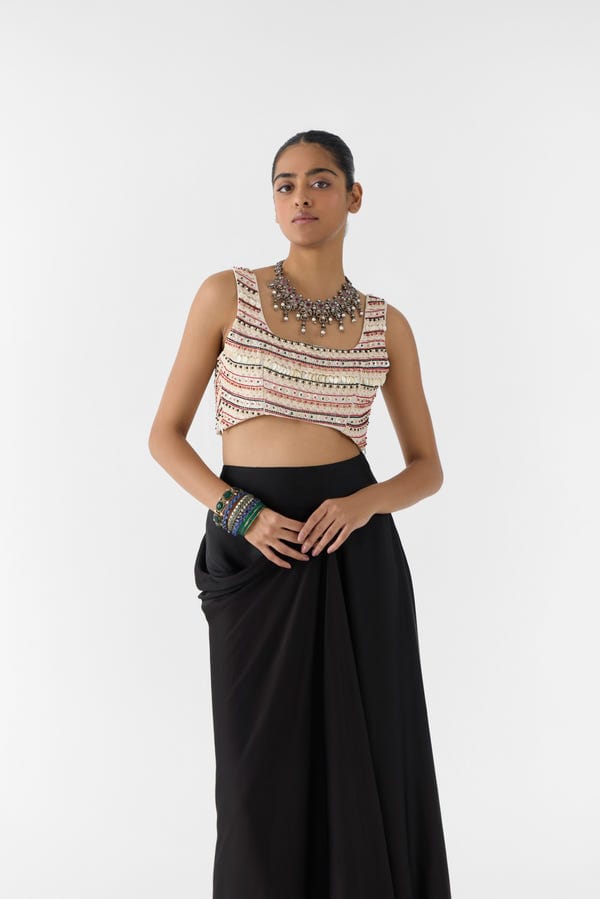 Studio Rigu — VINTAGE BLOUSE & KNOT SKIRT