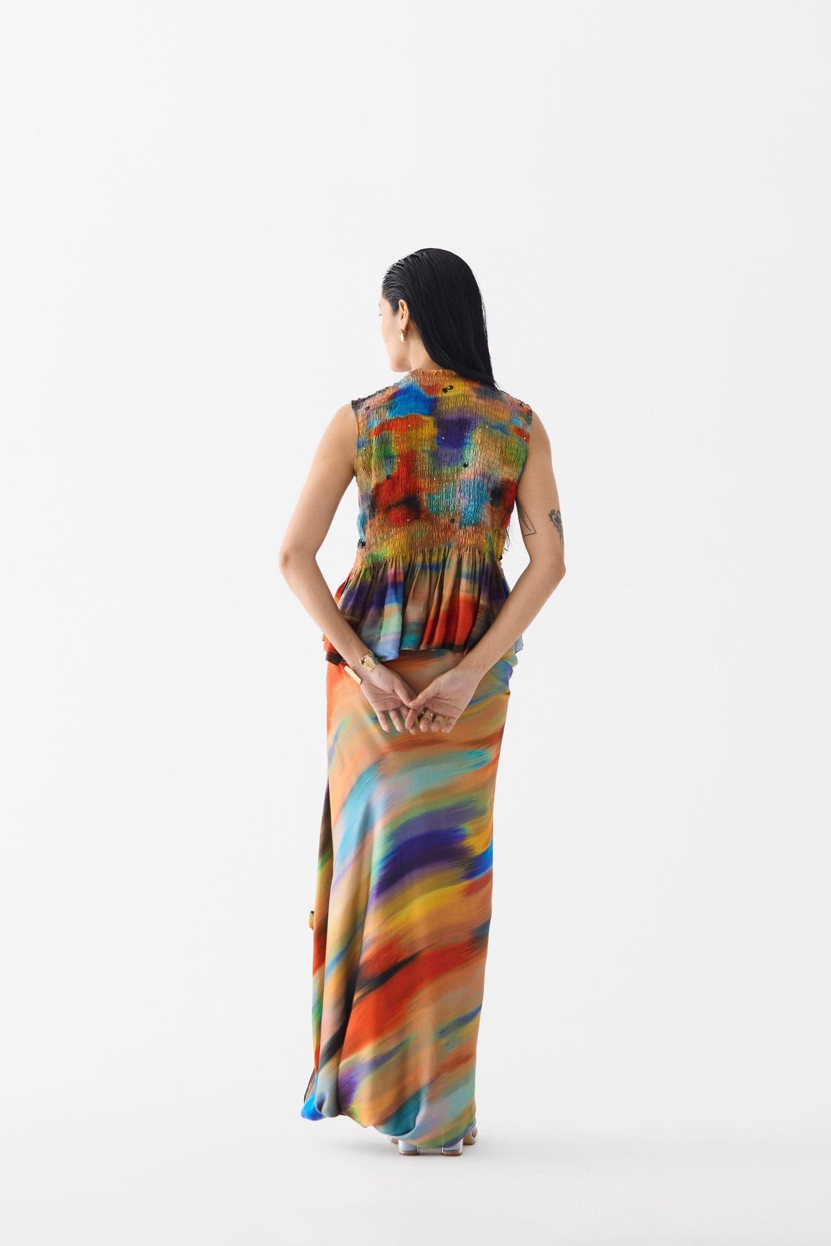 NIGHT QUEEN RUCHING TOP & KNOT SKIRT - image 3