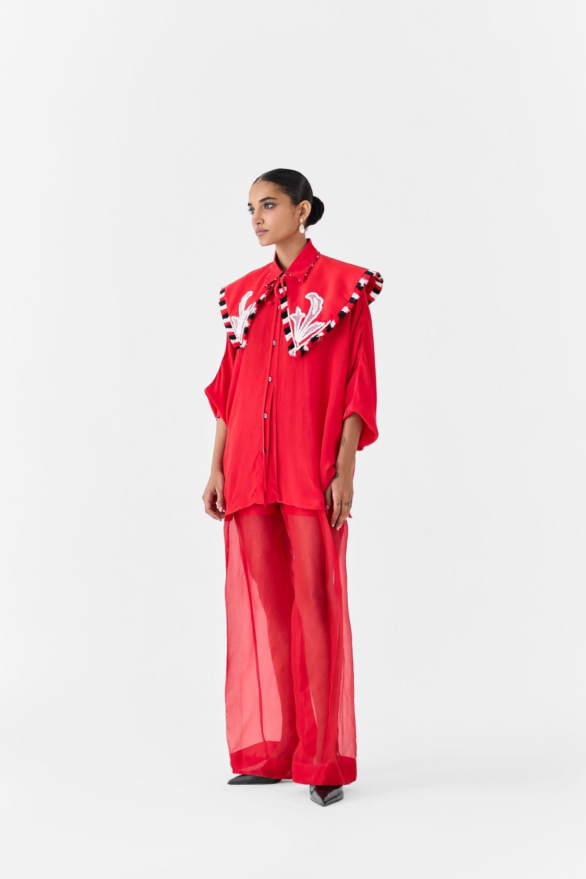 RUBY ORGANZA TROUSERS - image 1