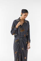 ONYX POLKA DOT SHIRT DRESS view 2