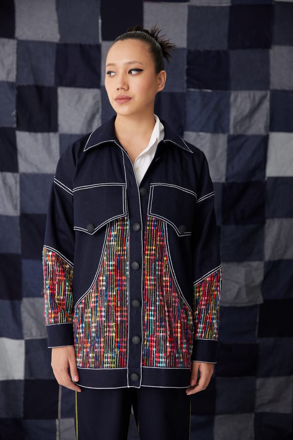 Studio Rigu — Seeker Patchwork Denim Jacket LIMITED EDITION