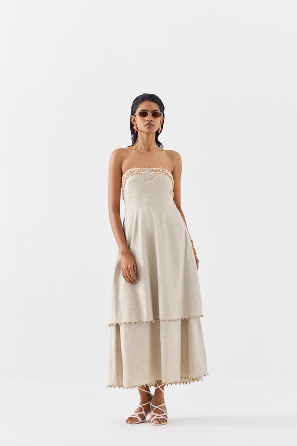 Studio Rigu — PALM ISLAND TIERED DRESS