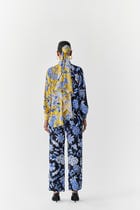 BLACK/YELLOW PINEAPPLE SHIRT & TROUSERS CO-ORD view 2