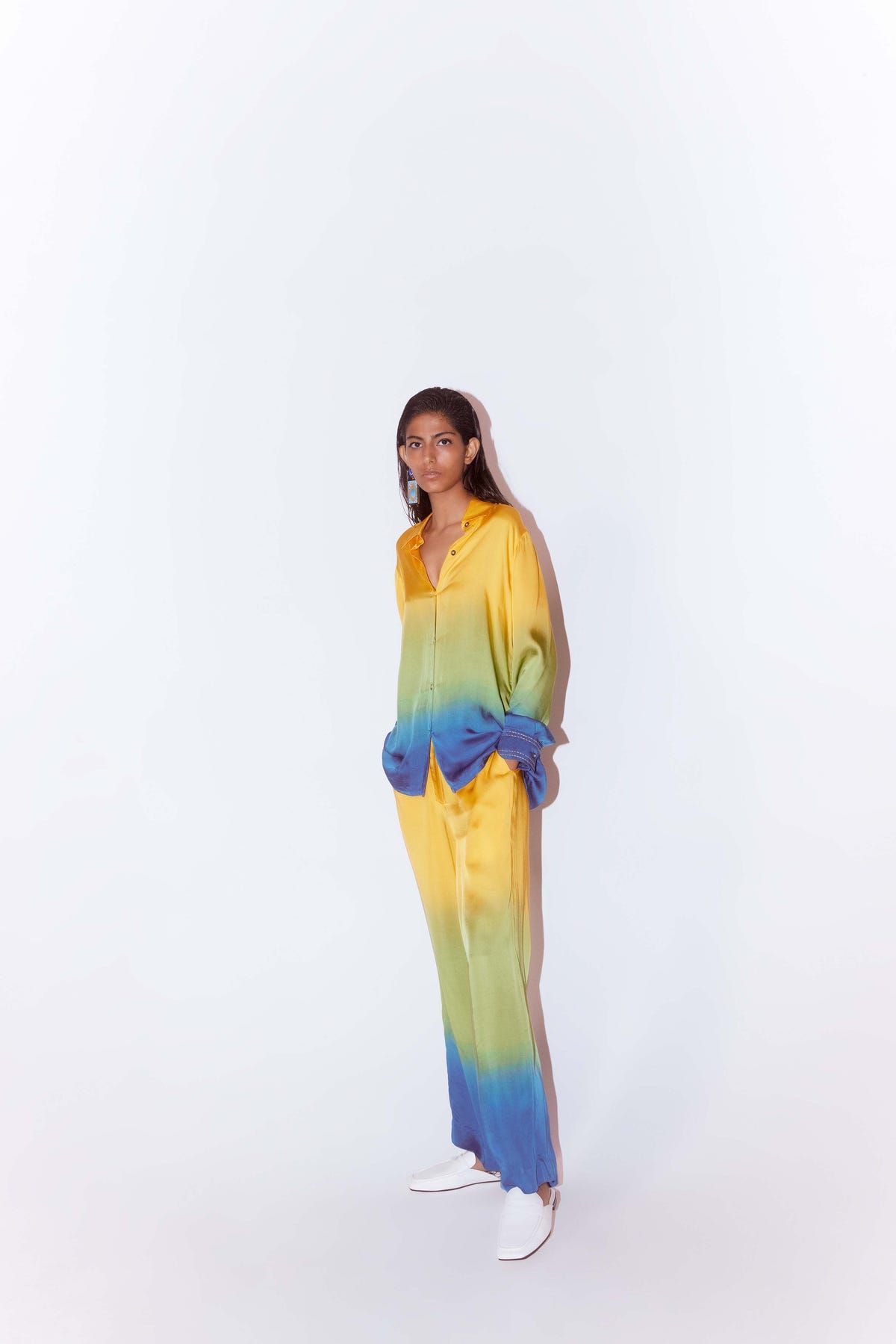 Tropical Leheriya Shirt & Trousers Co-ord - image 3