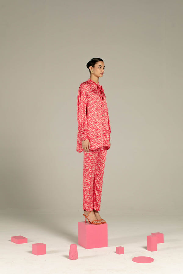 Studio Rigu — Hamilton Knot Shirt With Trousers Co-Ord