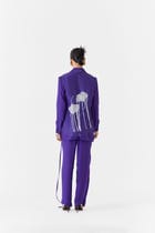 VIOLET ORGANZA JACKET view 2