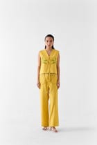 MULTANI VEST AND TROUSERS CO-ORD view 1
