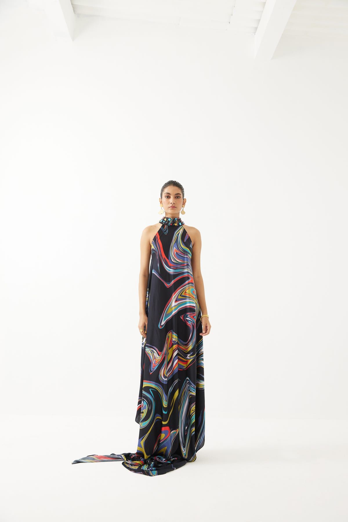 Galaxy Halter Dress - image 1
