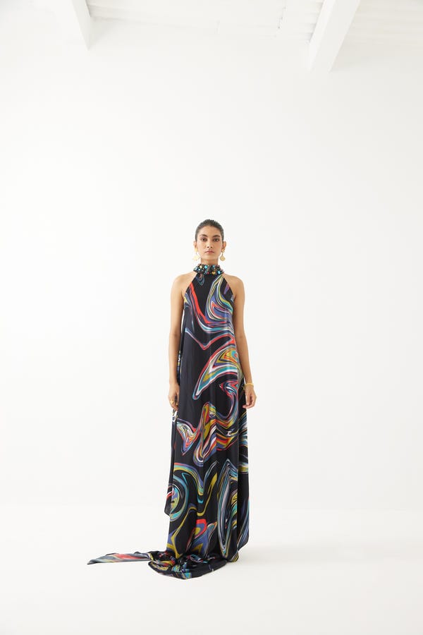 Studio Rigu — Galaxy Halter Dress