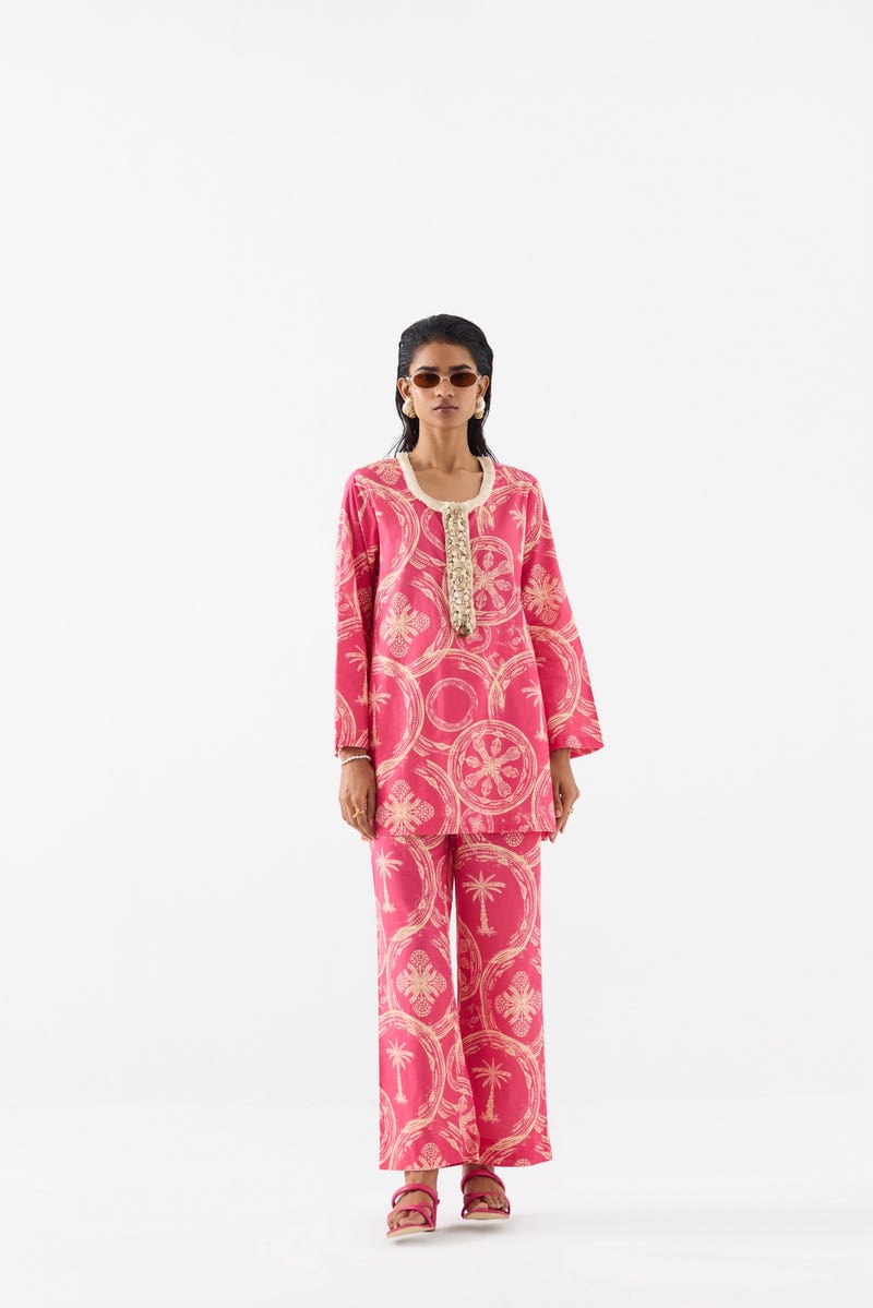 ARECA PALM SHORT KURTA & PANTS