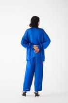 ZULU LINEN BLUE SHIRT view 3