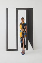 Starry Night Crop Top and Draped Skirt Co-ord view 2