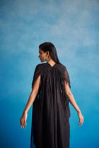TOUCAN ORGANZA DRAW STRING CAPE view 2