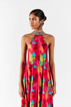 POPPY HALTER DRESS view 3