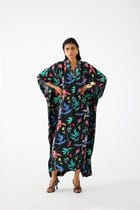 BLACK BOTANICA KAFTAN view 1
