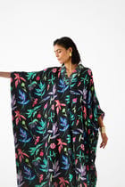 BLACK BOTANICA KAFTAN view 3