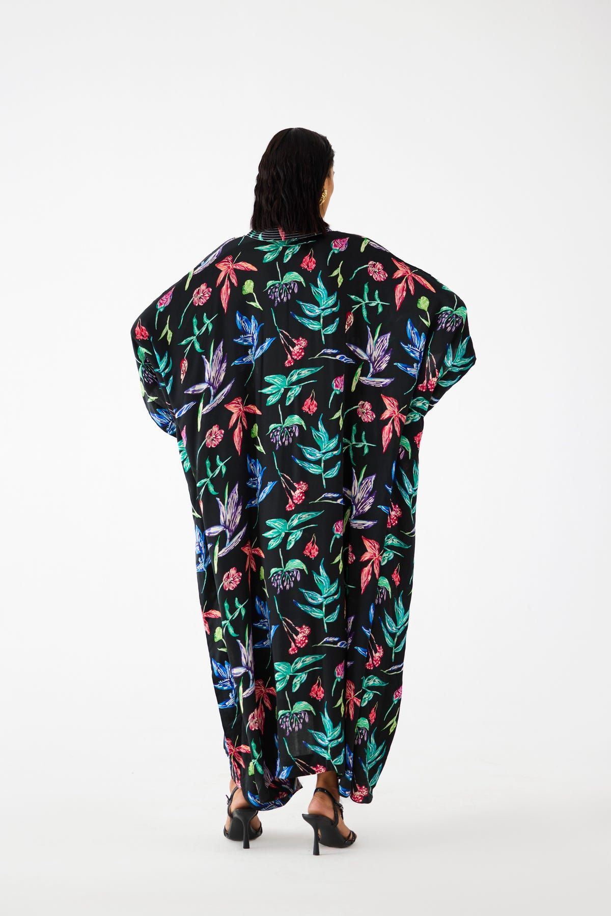 BLACK BOTANICA KAFTAN - image 4
