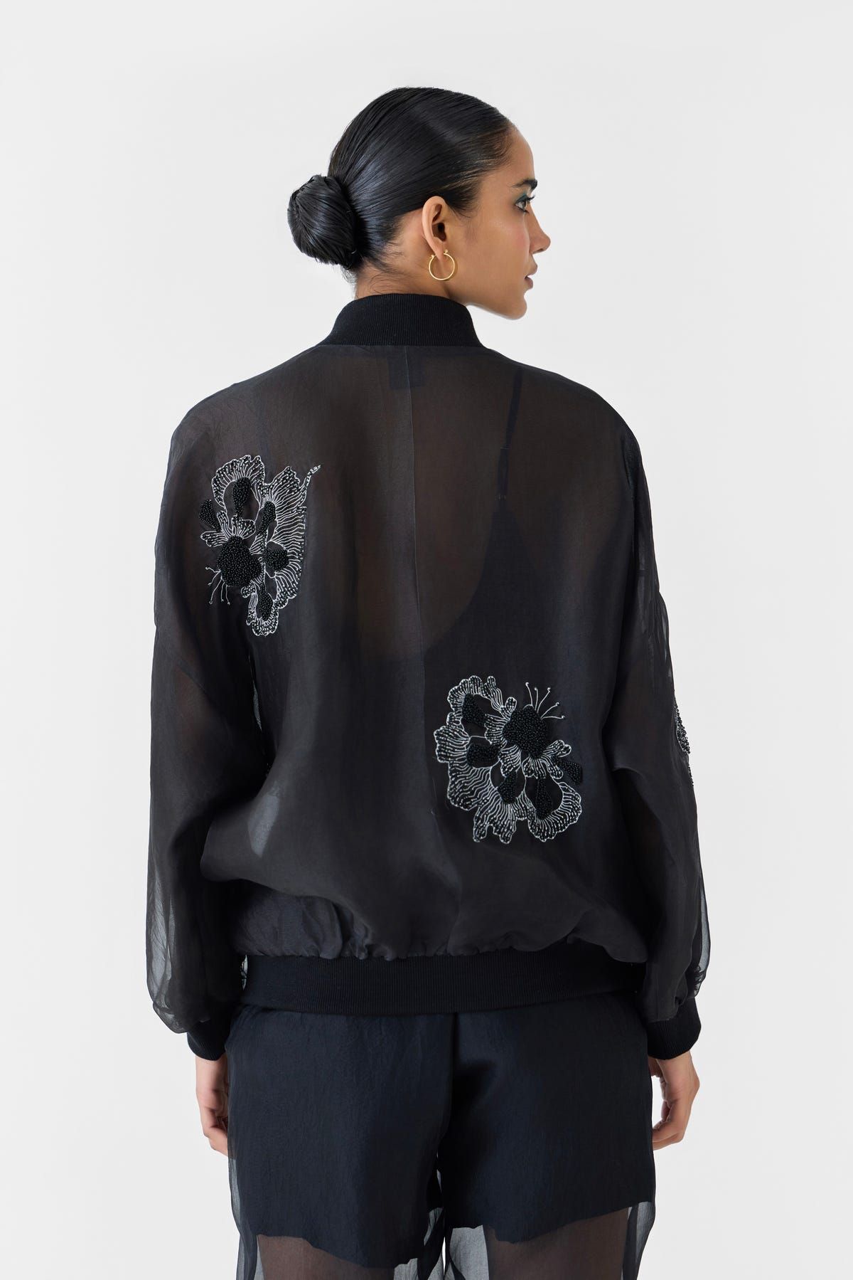 AJISAI ORGANZA BOMBER - image 4