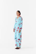Baby Sakura Kimono Dress & Pants Co-ord view 2