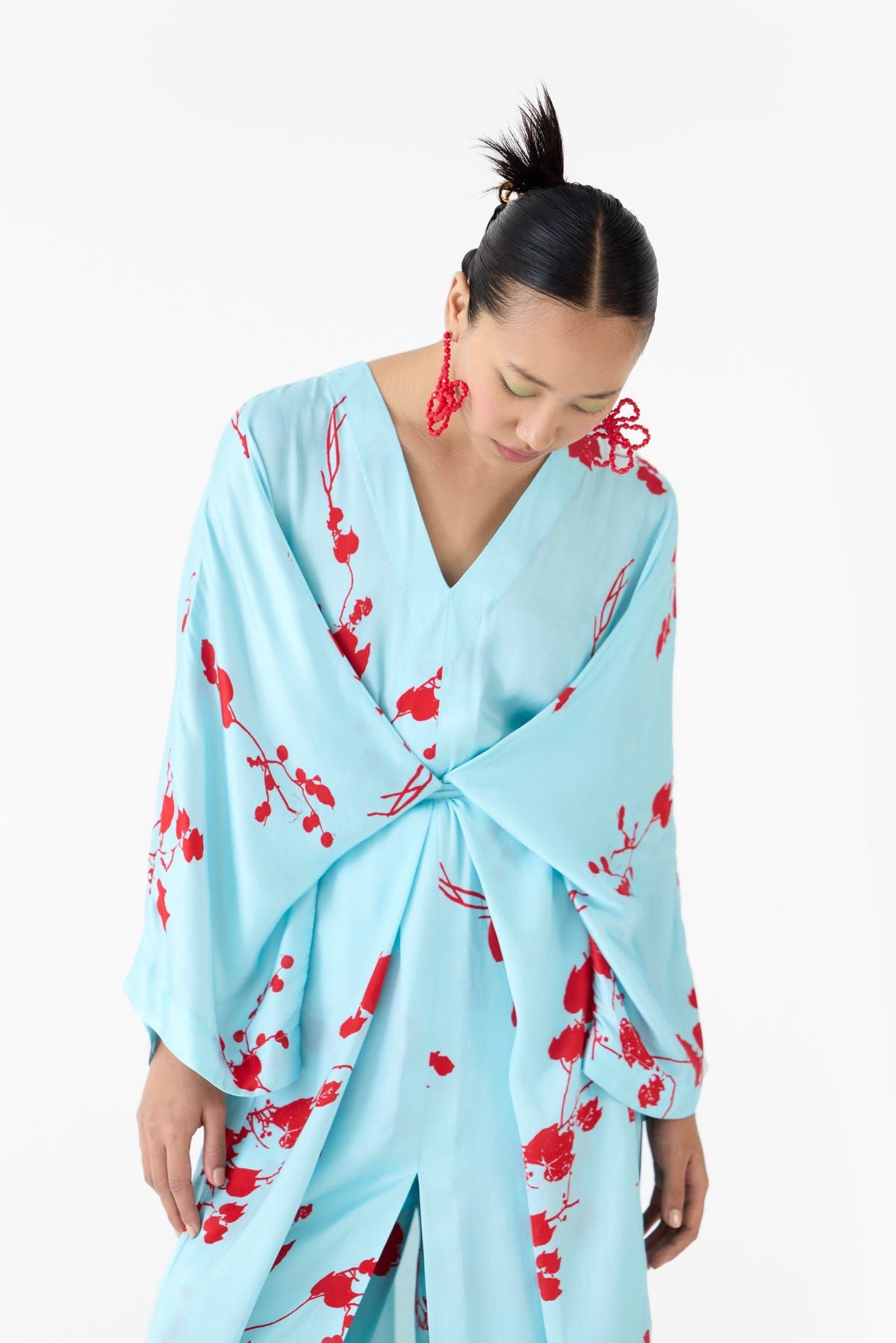 Baby Sakura Kimono Dress & Pants Co-ord - image 4
