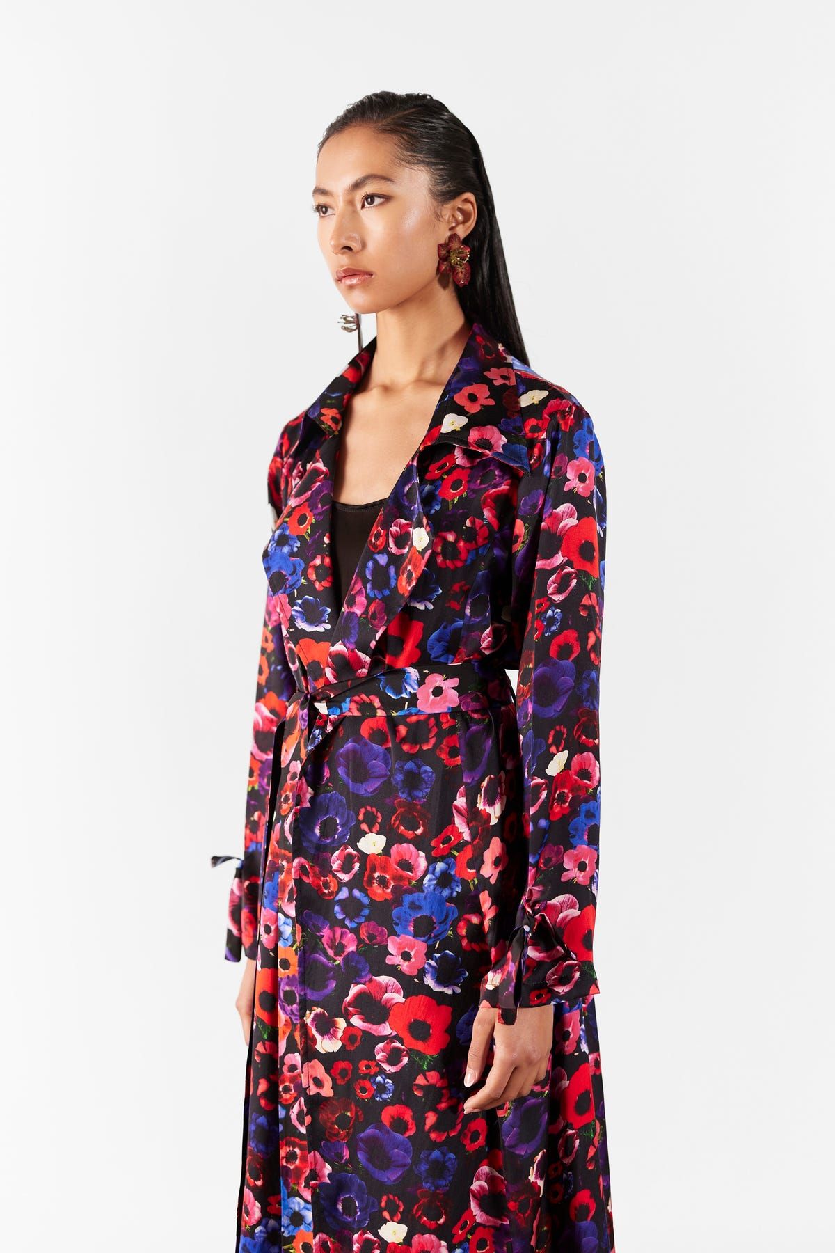 PEONY TRENCH COAT WITH SLIP - image 3