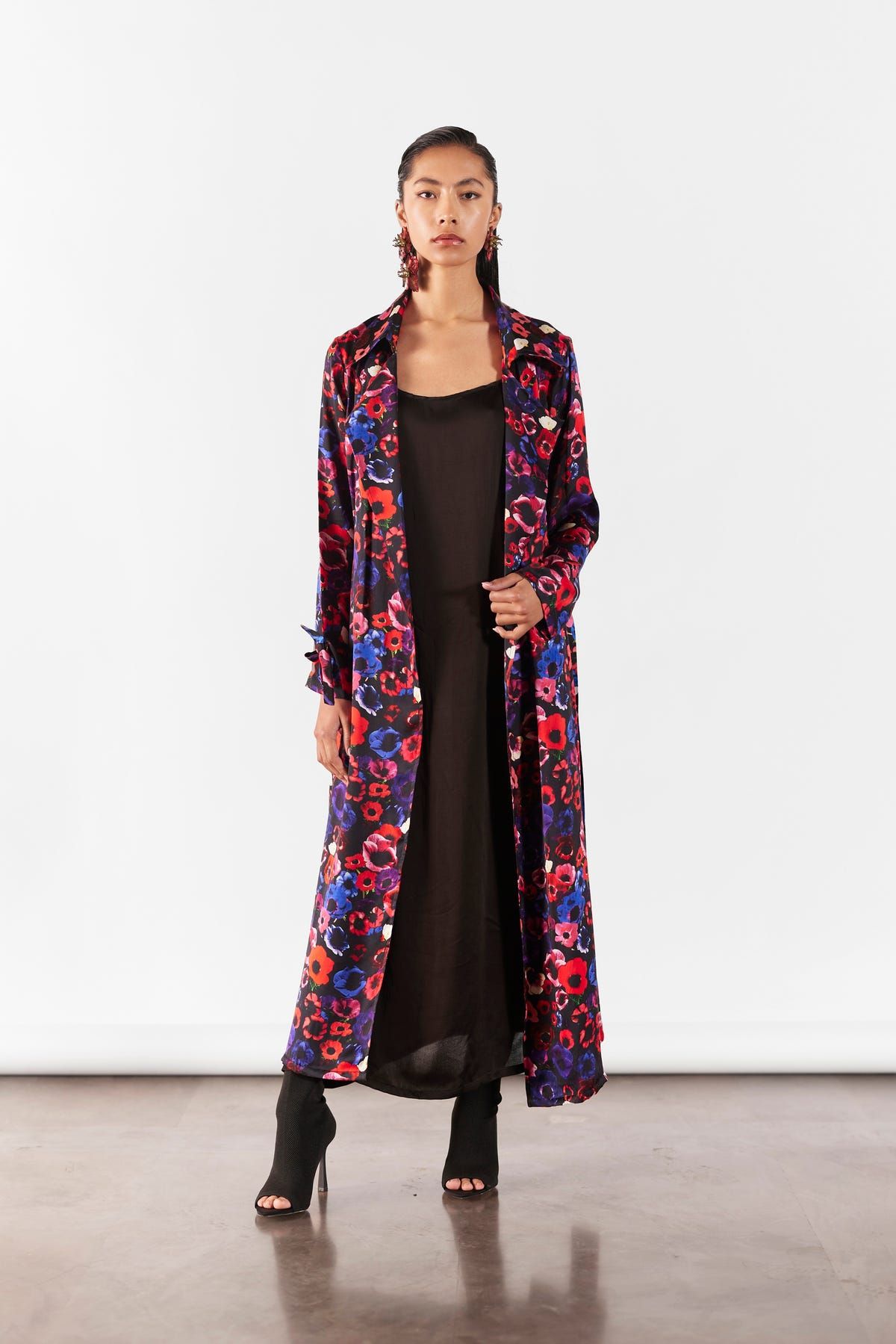 PEONY TRENCH COAT WITH SLIP - image 4
