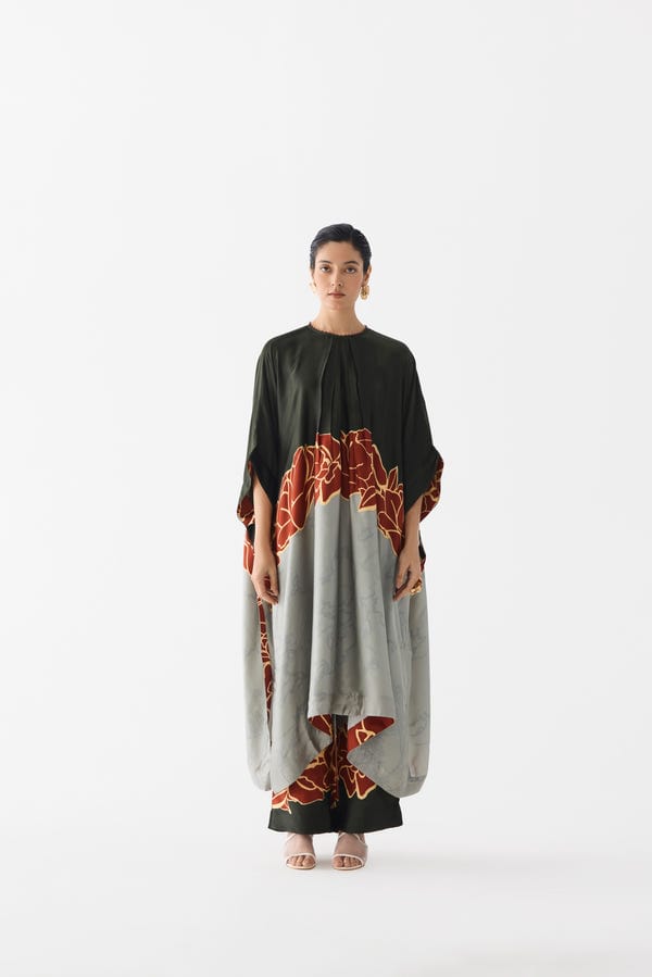 Studio Rigu — RED ALBA KIMONO KURTA & PANTS