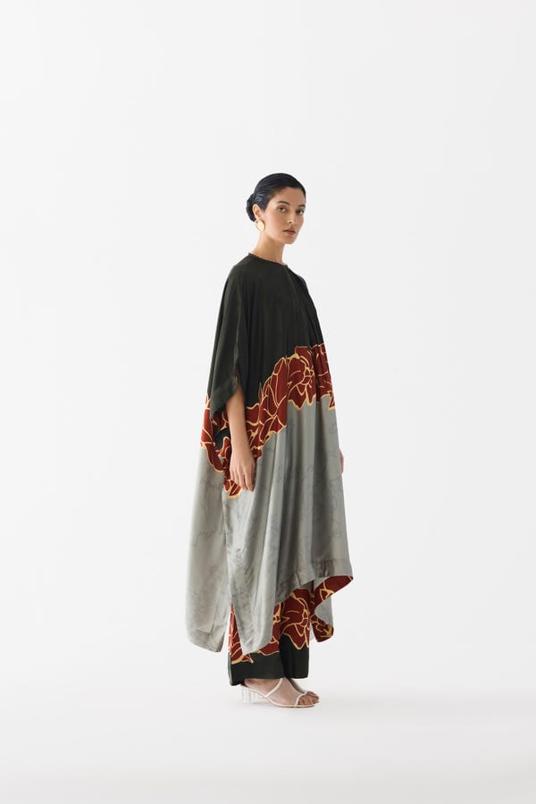 Studio Rigu — RED ALBA KIMONO KURTA & PANTS