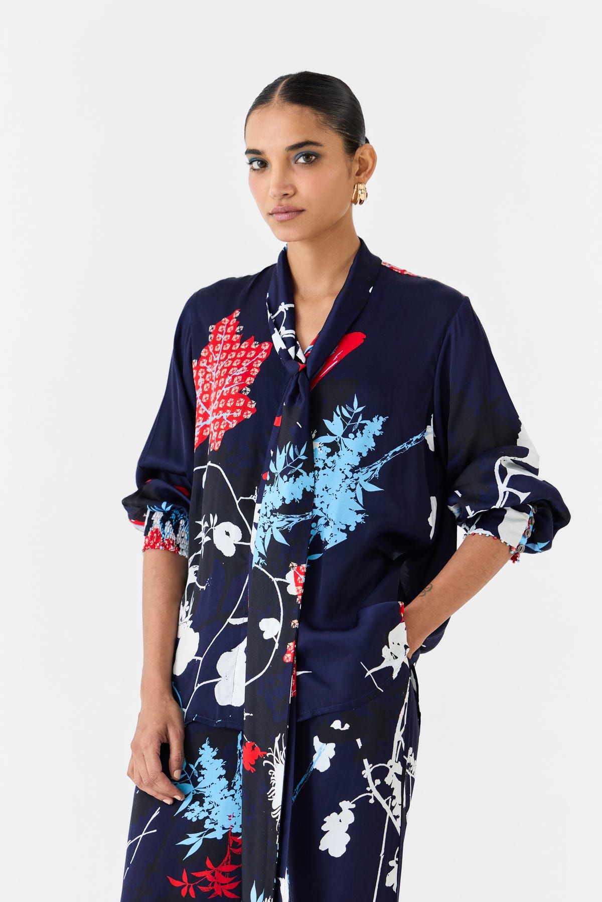 ROYAL IKIGAI KNOT SHIRT & TROUSERS CO-ORD - image 2