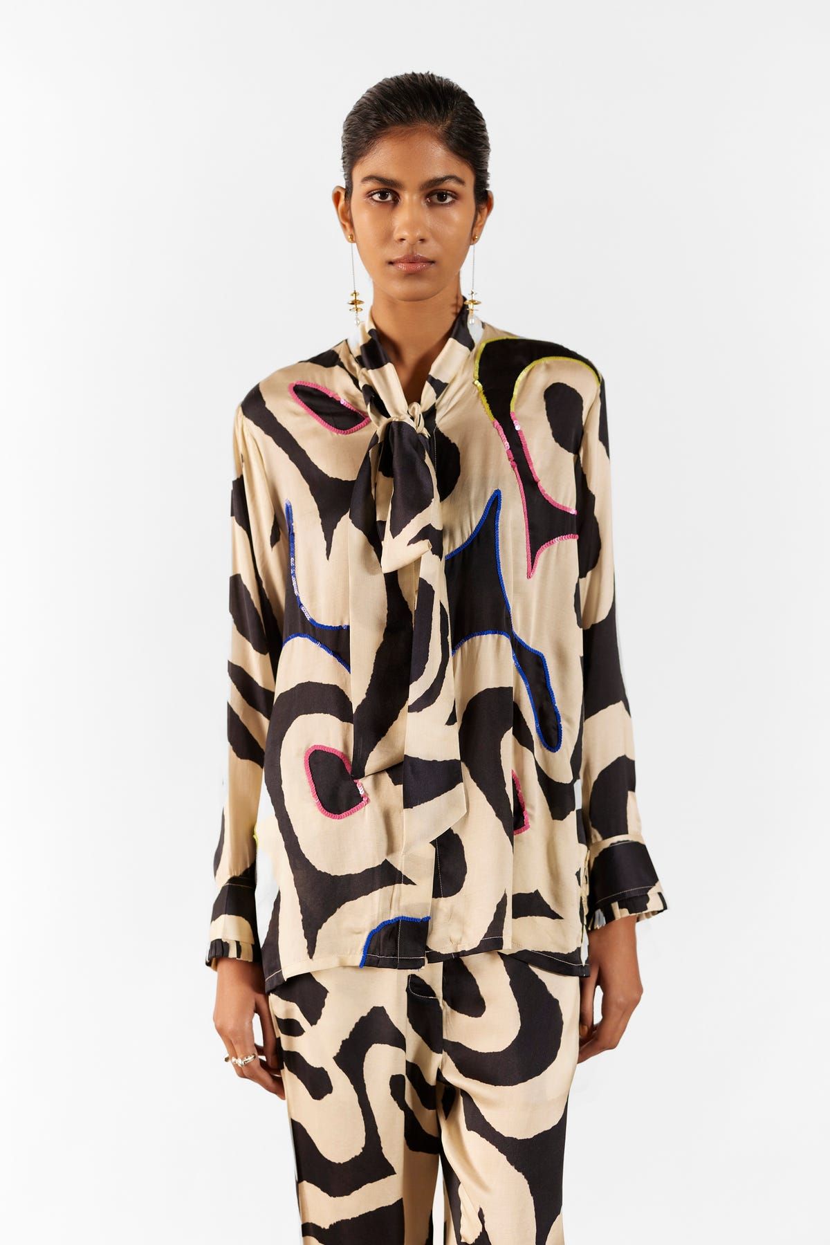 CHESTNUT KNOT SHIRT & TROUSERS CO-ORD - image 3