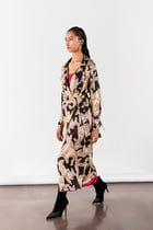 HAZEL TRENCH COAT WITH STRIPED SLIP DRESS view 4