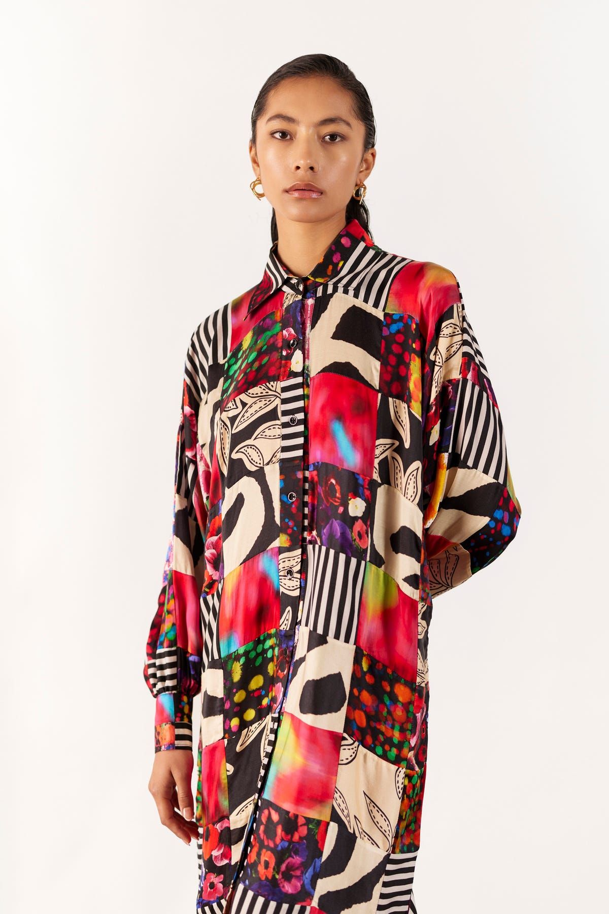 PATCHWORK DRESS - image 3